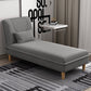 Contemporary Upholstered Chaise Lounge Couch Armless Chaise Lounge Chair Medium Grey Clearhalo 'Chairs & Seating' 'Chaise Lounge' 'chaise_lounge' 'furn' 'furn_chaise_lounge' 'Furniture' 'Living Room Furniture' 7607067