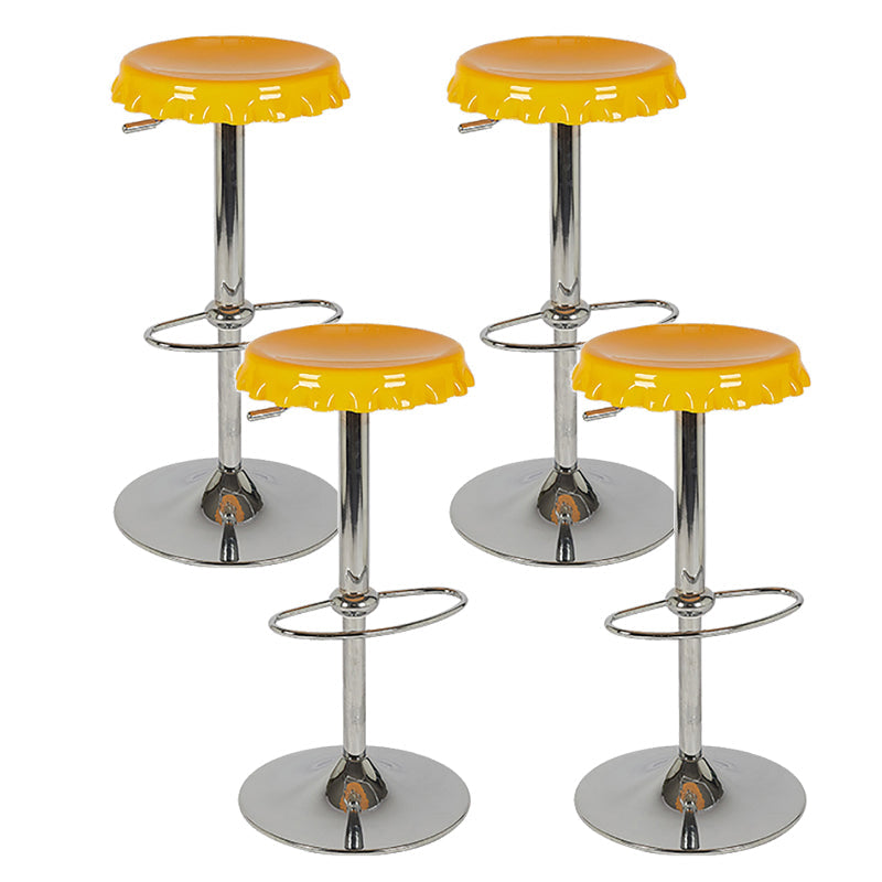 Contemporary Backless Indoor Armless Footrest Bar Stool with Metal Base Clearhalo 'Bar Furniture' 'Bar Stools' 'bar_stools' 'furn' 'furn_bar_stools' 'Furniture' 'Kitchen & Dining Furniture' 7607165
