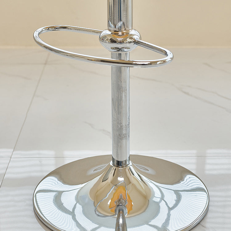 Contemporary Backless Indoor Armless Footrest Bar Stool with Metal Base Clearhalo 'Bar Furniture' 'Bar Stools' 'bar_stools' 'furn' 'furn_bar_stools' 'Furniture' 'Kitchen & Dining Furniture' 7607175