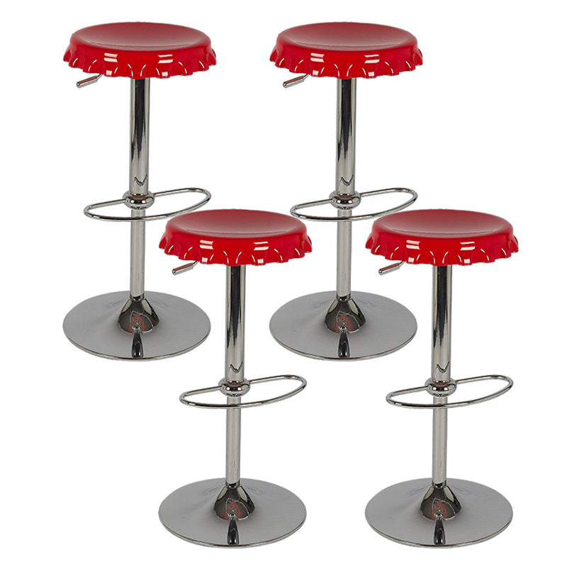 Contemporary Backless Indoor Armless Footrest Bar Stool with Metal Base Clearhalo 'Bar Furniture' 'Bar Stools' 'bar_stools' 'furn' 'furn_bar_stools' 'Furniture' 'Kitchen & Dining Furniture' 7607183