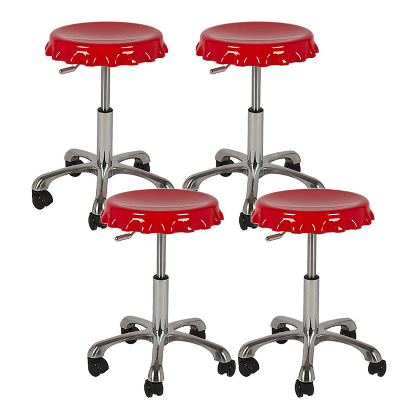 Contemporary Backless Indoor Armless Footrest Bar Stool with Metal Base Clearhalo 'Bar Furniture' 'Bar Stools' 'bar_stools' 'furn' 'furn_bar_stools' 'Furniture' 'Kitchen & Dining Furniture' 7607193