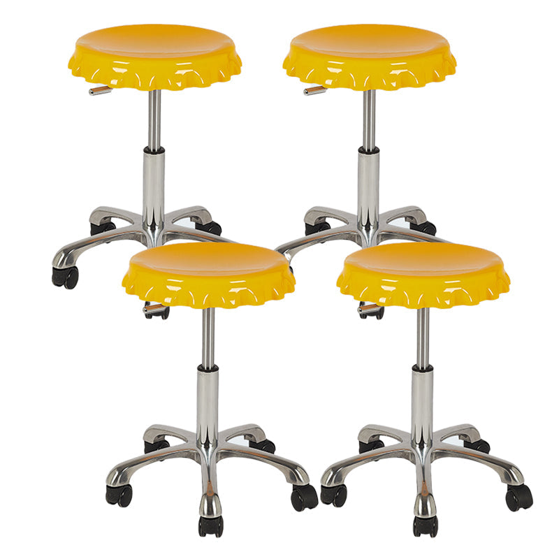 Contemporary Backless Indoor Armless Footrest Bar Stool with Metal Base Clearhalo 'Bar Furniture' 'Bar Stools' 'bar_stools' 'furn' 'furn_bar_stools' 'Furniture' 'Kitchen & Dining Furniture' 7607198