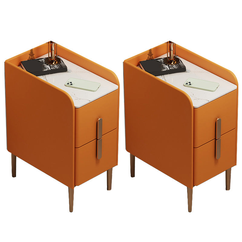 Steinbett Nachttisch Klassiker Glam -Nachtschrank für Schlafzimmer