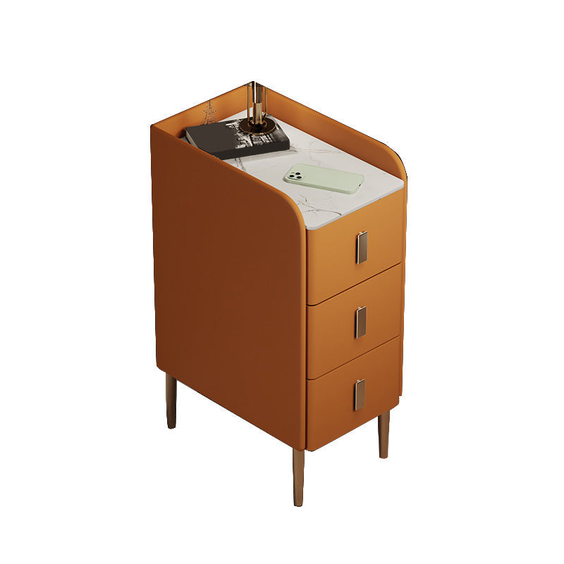 Steinbett Nachttisch Klassiker Glam -Nachtschrank für Schlafzimmer