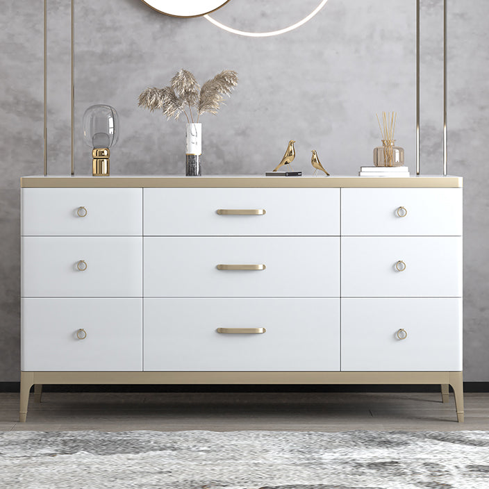 Cofensador de cofres de almacenamiento glamoroso cofre de almacenamiento de madera con cajones