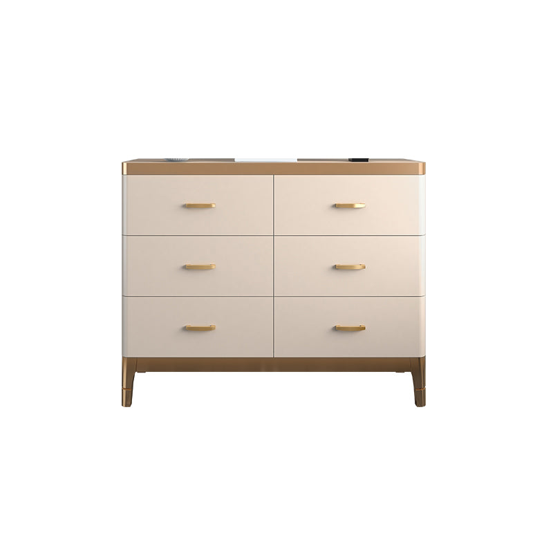 Cofensador de cofres de almacenamiento glamoroso cofre de almacenamiento de madera con cajones