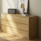 Modernism Horizontal Double Dresser Wood Storage Bachelor Chest for Home