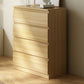 Modernism Horizontal Double Dresser Wood Storage Bachelor Chest for Home