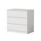 Modernism Horizontal Double Dresser Wood Storage Bachelor Chest for Home
