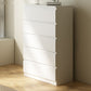 Modernism Horizontal Double Dresser Wood Storage Bachelor Chest for Home