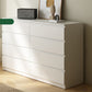 Modernism Horizontal Double Dresser Wood Storage Bachelor Chest for Home