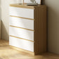 Modernism Horizontal Double Dresser Wood Storage Bachelor Chest for Home