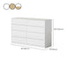 Modernism Horizontal Double Dresser Wood Storage Bachelor Chest for Home