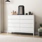 Modern Dresser Solid Wood Storage Chox Profirer con 8 cajones