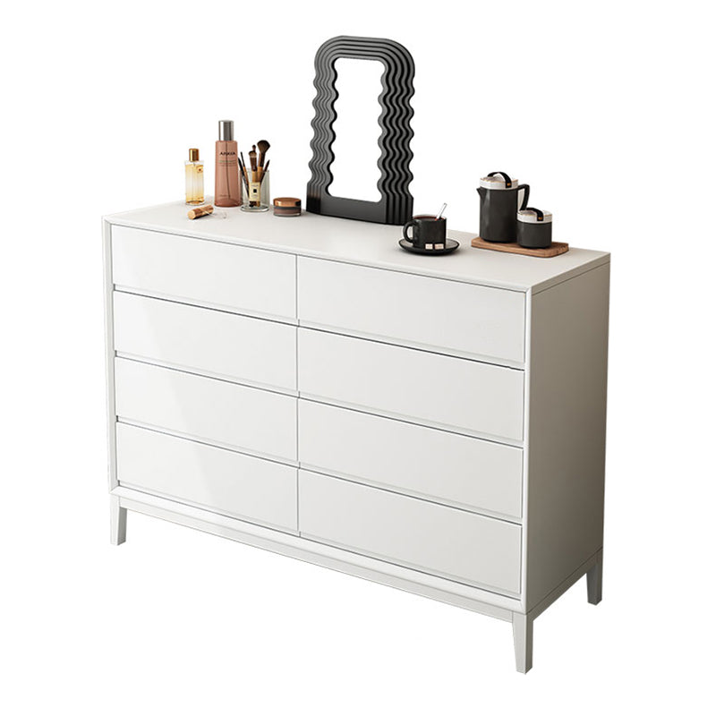 Modern Dresser Solid Wood Storage Chox Profirer con 8 cajones