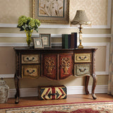 長方形の形状現代コンソールテーブルウッドコンソールソファテーブル用ホール