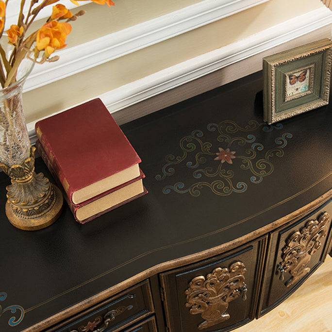 長方形の形状現代コンソールテーブルウッドコンソールソファテーブル用ホール