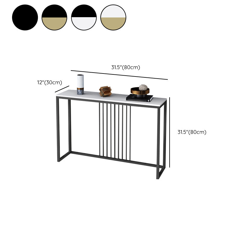 Mesa de la mesa de la consola contemporánea de forma rectángulo Table de sofá de piedra en For Hall