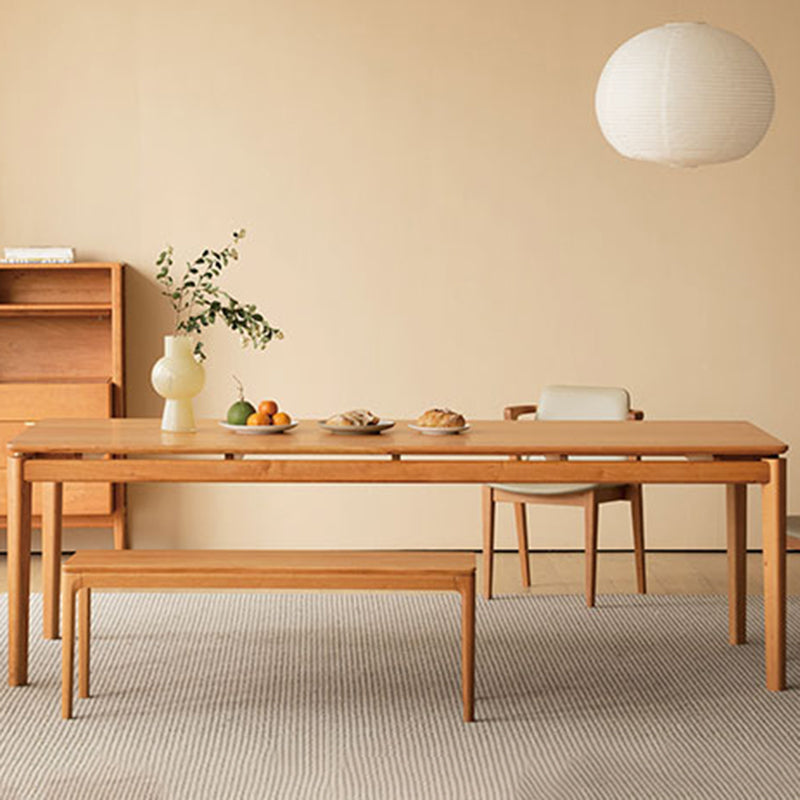 Bureau de bureau rectangulaire en bois massif Parsons Base Writing Desk, 29,9 "haut