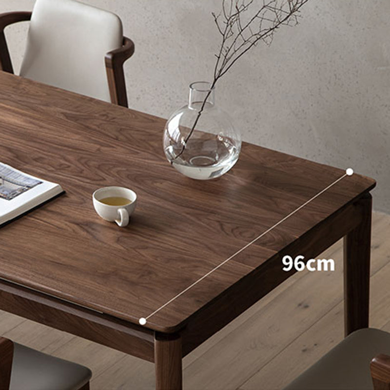 Bureau de bureau rectangulaire en bois massif Parsons Base Writing Desk, 29,9 "haut