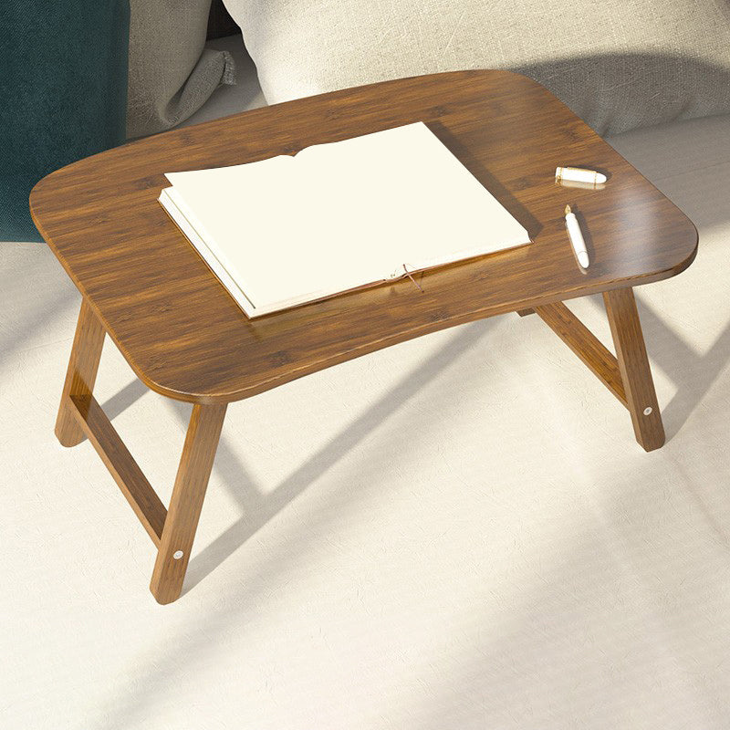 Contemporary Style Wood Office Desk Irregular Shape Task Desk for Home 24"L x 17"W x 9"H No Shelf Clearhalo 'furn' 'furn_office_desk' 'Furniture' 'Office Desks' 'Office Furniture' 'office_desk' 7609480