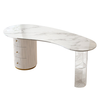 Bureau d'écriture en pierre de style glamour