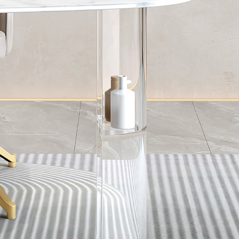 Bureau d'écriture en pierre de style glamour