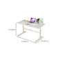 Contemporary Adjustable Height Writing Desk White T-shape Base Office Desk Clearhalo 'furn' 'furn_office_desk' 'Furniture' 'Office Desks' 'Office Furniture' 'office_desk' 7609602