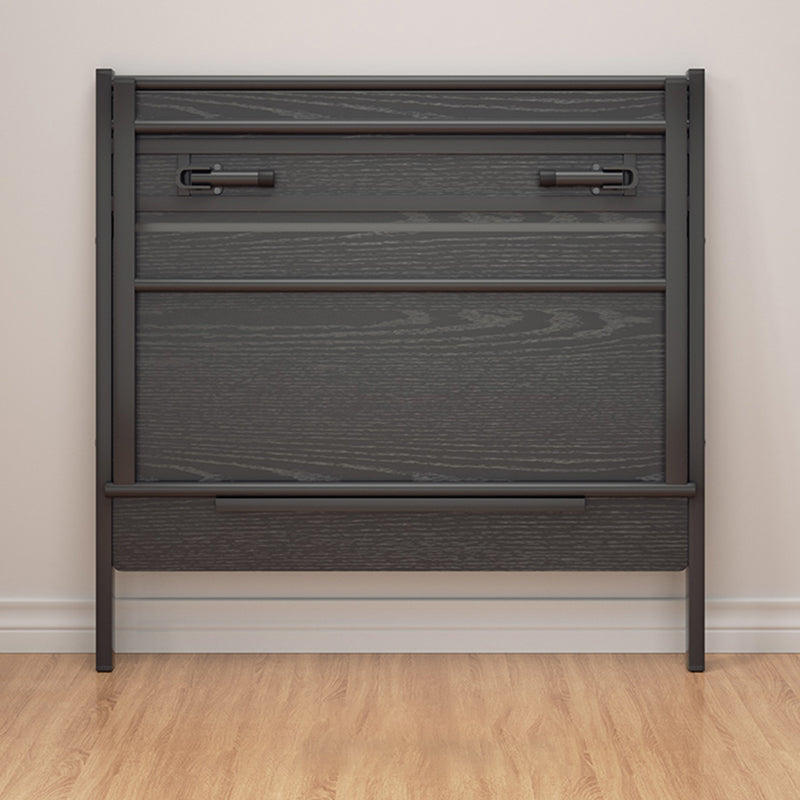 Modern Folding Writing Desk Trestle Base Dormitory Office Desk Clearhalo 'furn' 'furn_office_desk' 'Furniture' 'Office Desks' 'Office Furniture' 'office_desk' 7609615