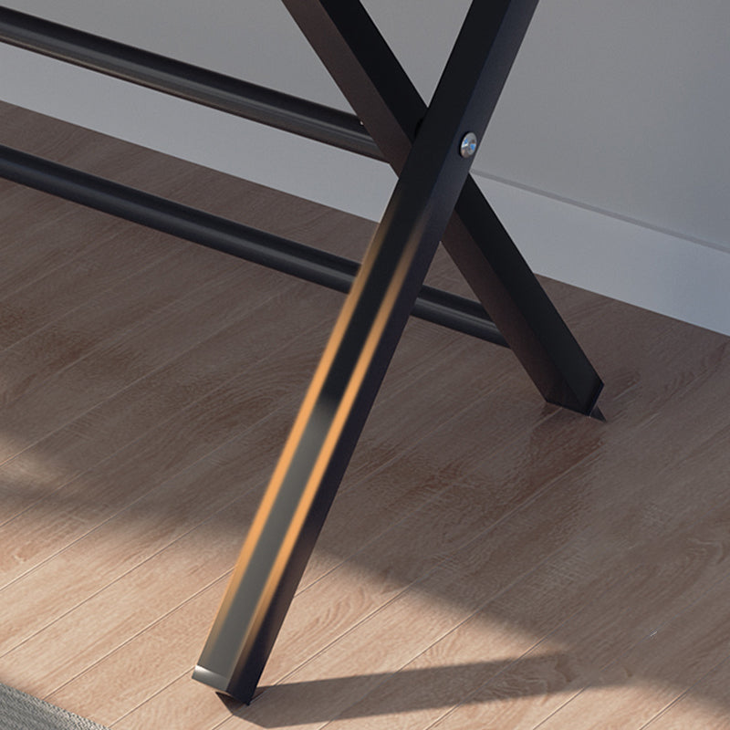 Modern Folding Writing Desk Trestle Base Dormitory Office Desk Clearhalo 'furn' 'furn_office_desk' 'Furniture' 'Office Desks' 'Office Furniture' 'office_desk' 7609616
