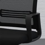 Modernismus fester Waffen Office Stuhl Keine Räder Schwarz/Weißer Schreibtischstuhl für Zuhause