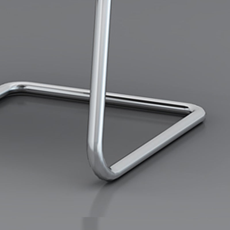 Modernismus fester Waffen Office Stuhl Keine Räder Schwarz/Weißer Schreibtischstuhl für Zuhause