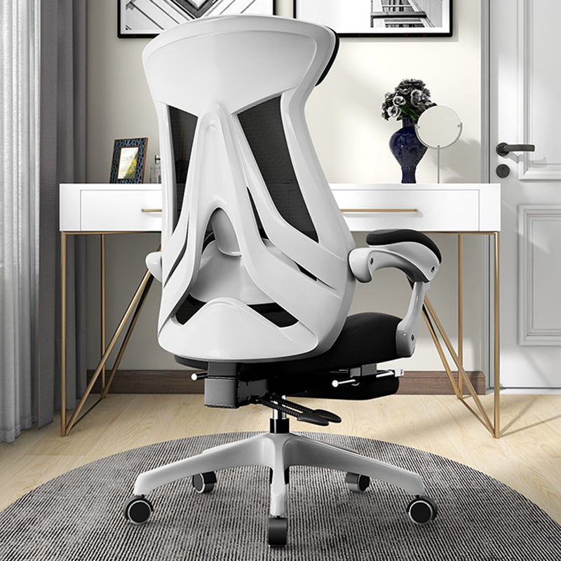 Modern Office Chair Padded Arms No Distressing Ergonomic Chair with Wheels