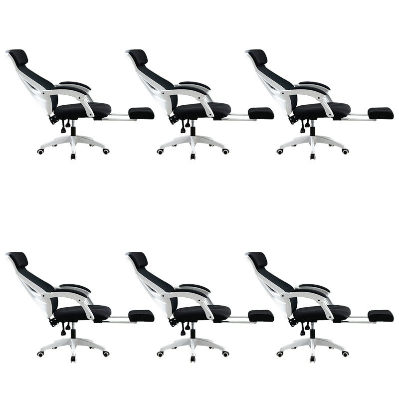 Modern Office Chair Padded Arms No Distressing Ergonomic Chair with Wheels