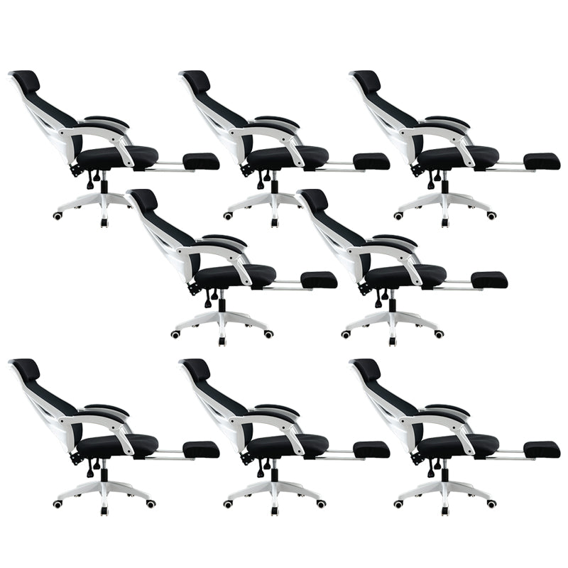 Modern Office Chair Padded Arms No Distressing Ergonomic Chair with Wheels
