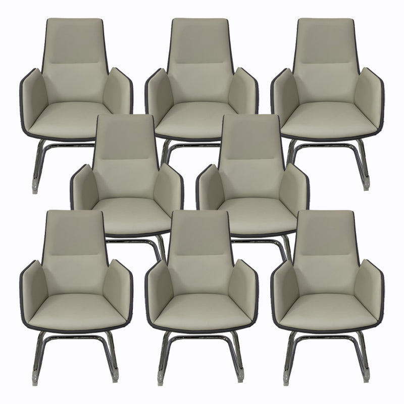 オフィス用ホイールを備えたアームレスオフィスチェアカンファレンスチェア