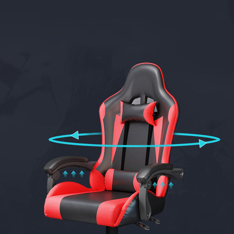 人間工学に基づいた枕が含まれている現代のオフィスチェアには、机の椅子が含まれていました