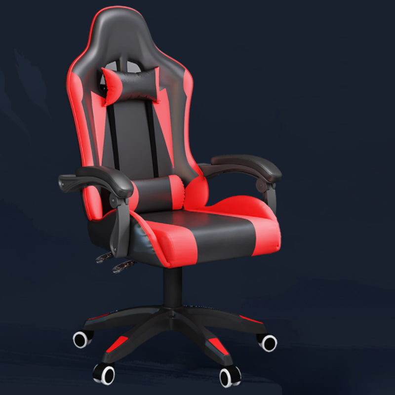 人間工学に基づいた枕が含まれている現代のオフィスチェアには、机の椅子が含まれていました