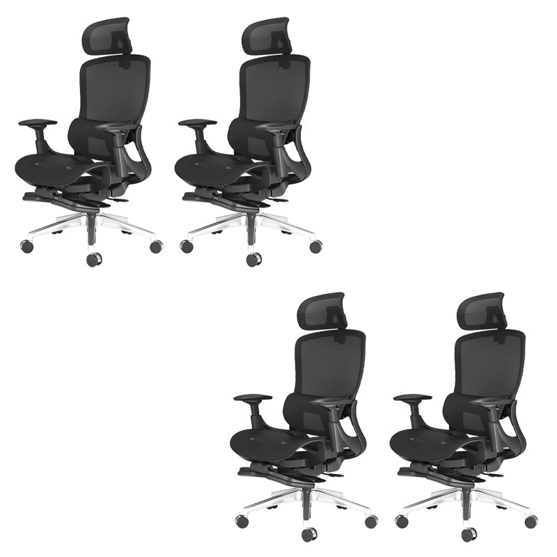 調整可能な武器オフィスチェアメッシュデスクチェアとホーム用の車輪付き