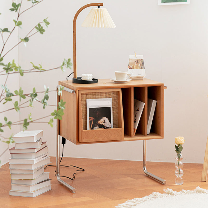 Moderner Stil Massivholz Bücherregal geschlossener Bücherregal mit Tür