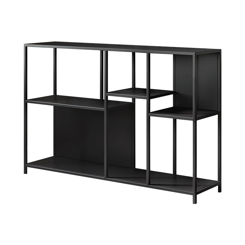 Horizontal Metal Bookcase Modern Open Back Bookshelf with Shelves Clearhalo 'Bookcases' 'furn' 'furn_bookcases' 'Furniture' 'Office Furniture' 7609863