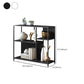 Horizontal Metal Bookcase Modern Open Back Bookshelf with Shelves Clearhalo 'Bookcases' 'furn' 'furn_bookcases' 'Furniture' 'Office Furniture' 7609869