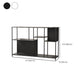 Horizontal Metal Bookcase Modern Open Back Bookshelf with Shelves Clearhalo 'Bookcases' 'furn' 'furn_bookcases' 'Furniture' 'Office Furniture' 7609870