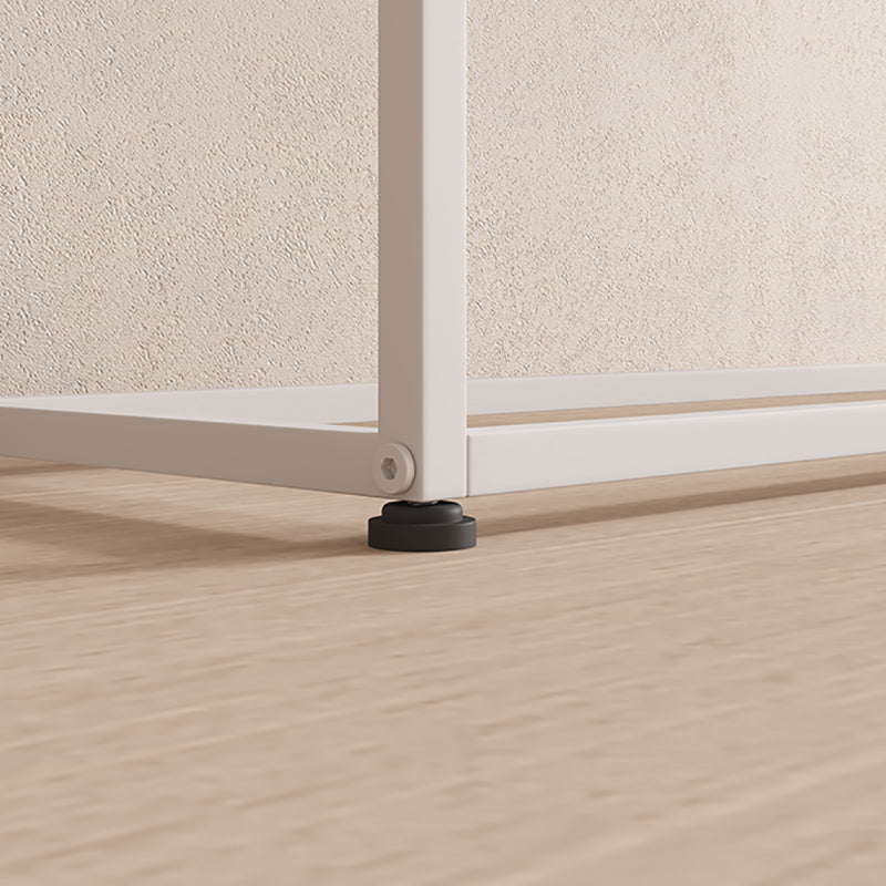 Horizontales Metall -Bücherregal Modern Open Back -Bücherregal mit Regalen