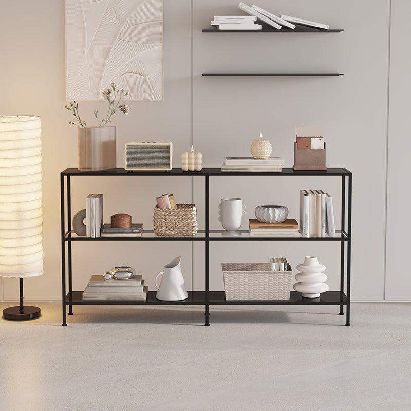 Bibliothèque horizontale en métal horizontale moderne avec étagères