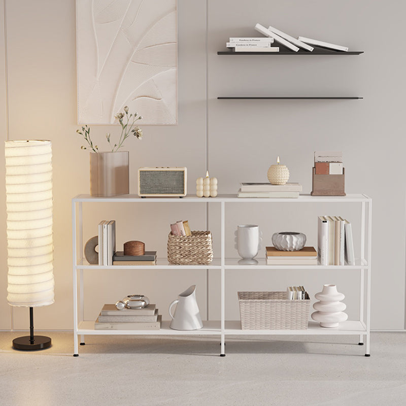 Bibliothèque horizontale en métal horizontale moderne avec étagères