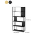 Contemporary Vertical Metal Bookshelf Open Back Bookcase with Shelves Clearhalo 'Bookcases' 'furn' 'furn_bookcases' 'Furniture' 'Office Furniture' 7609927