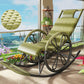 Lounge Iron Base Single Rocking Chair Leisure Chaise Lazy Chair for Balcony Turquoise Clearhalo 'Chairs & Seating' 'furn' 'furn_rocking_chairs' 'Furniture' 'Living Room Furniture' 'Rocking Chairs' 'rocking_chairs' 7610091