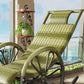 Lounge Iron Base Single Rocking Chair Leisure Chaise Lazy Chair for Balcony Clearhalo 'Chairs & Seating' 'furn' 'furn_rocking_chairs' 'Furniture' 'Living Room Furniture' 'Rocking Chairs' 'rocking_chairs' 7610097