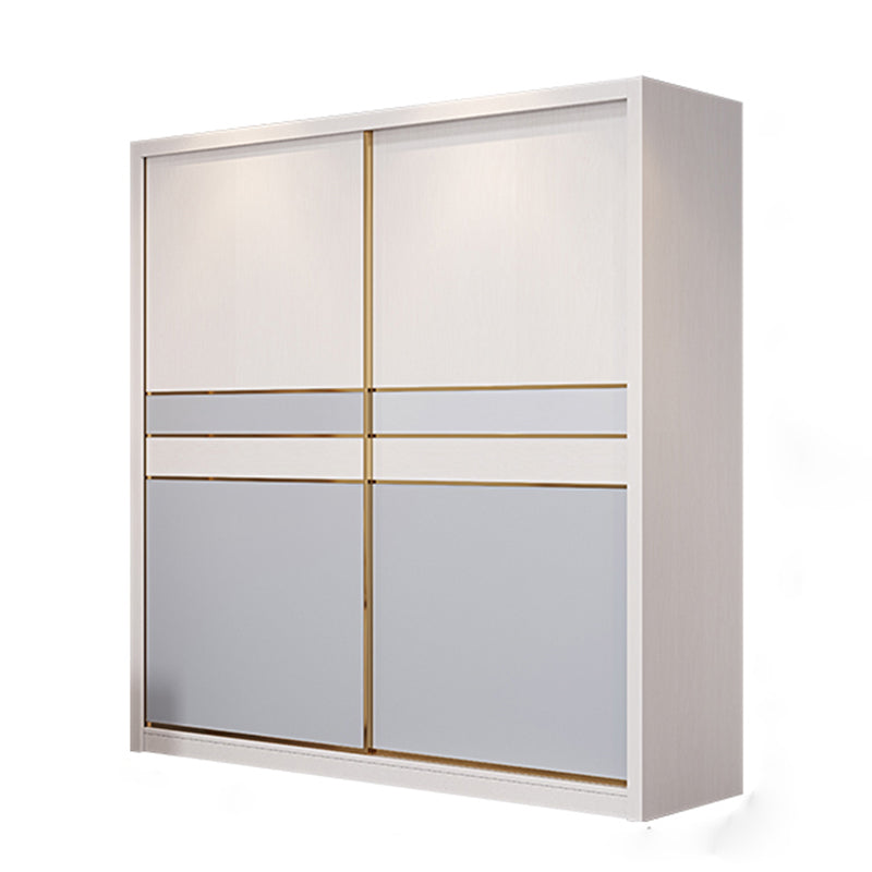 Puertas corredizas de dormitorio Armario gabinete de almacenamiento de madera costera